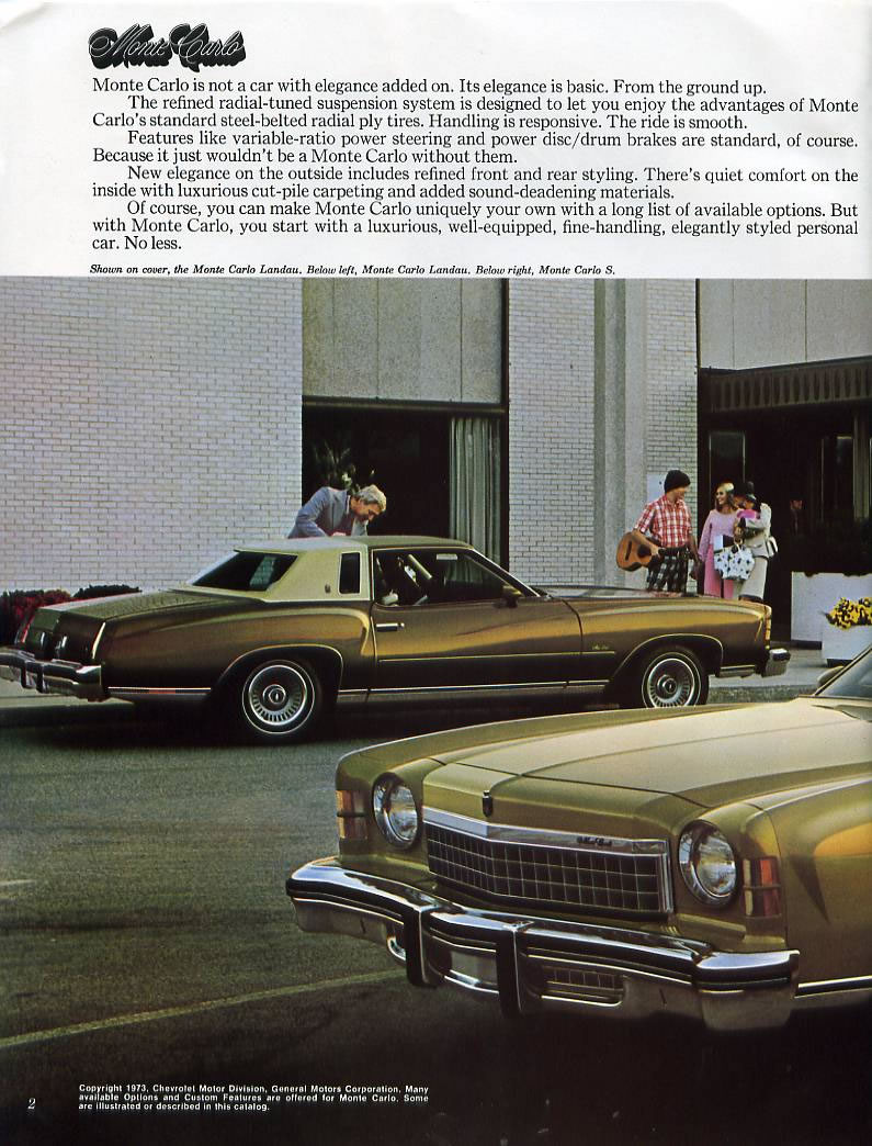 1974 Chevrolet Monte Carlo Brochure Page 12